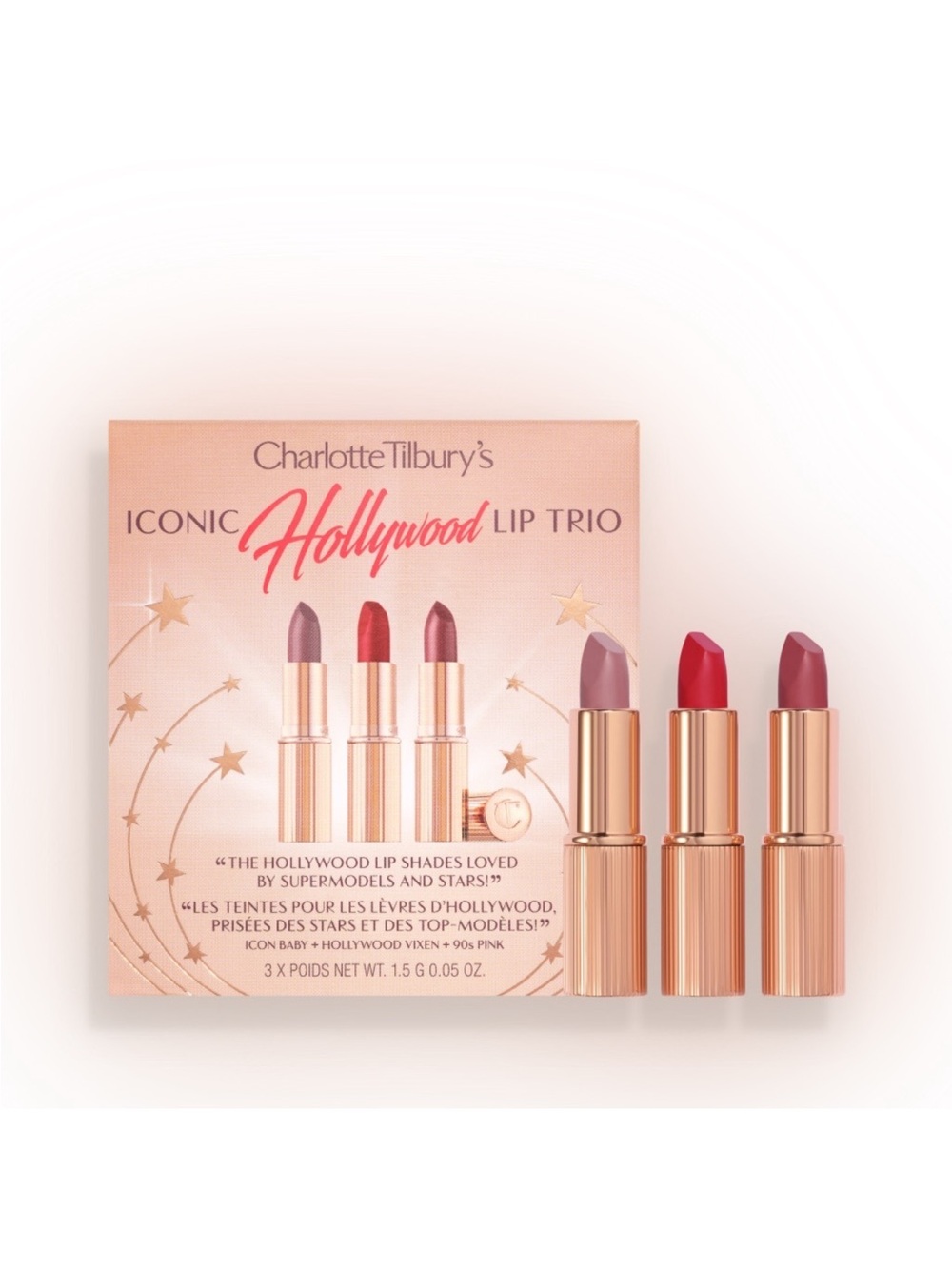 Charlotte Tilbury Iconic Hollywood Lip Trio